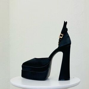 Black Platform Mary Jane Shoes
